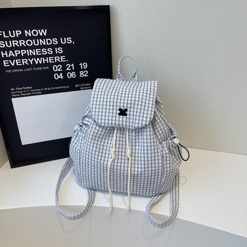 Lässiger Zugband-Rucksack