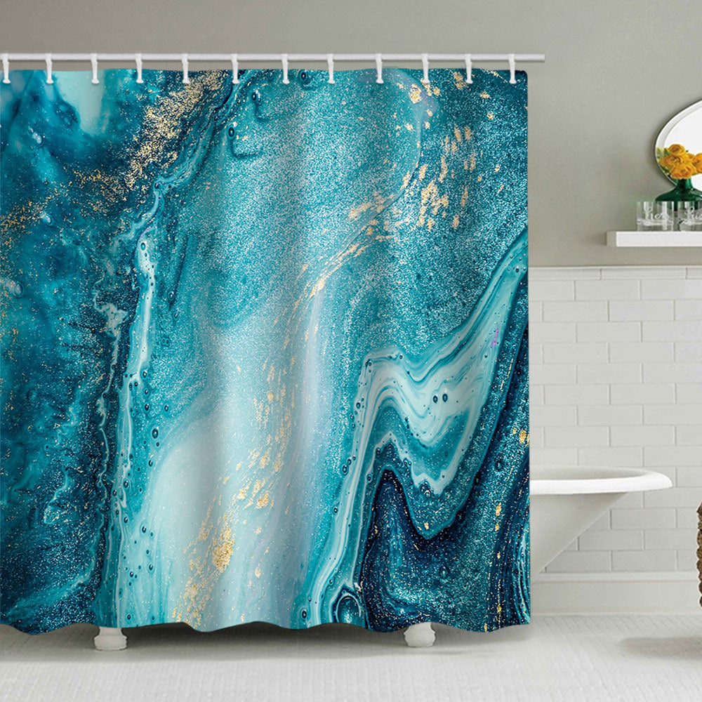Abstract Marmor Design Duschvorhang Brehn