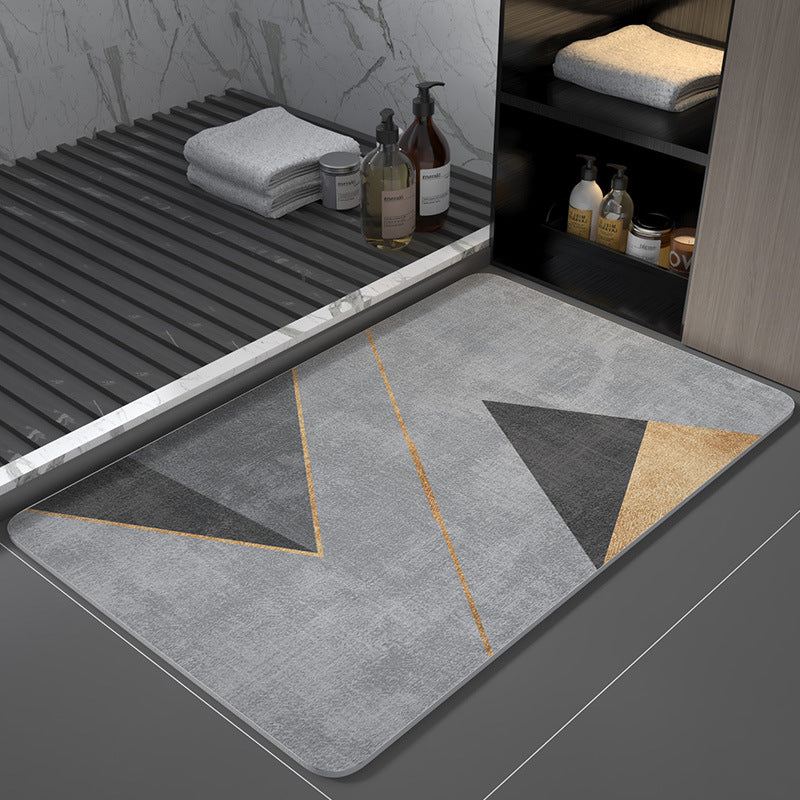 Stylische moderne Badezimmermatte