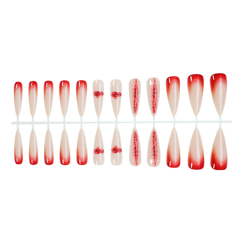 Ombre Stiletto Press-On Nagelset Brehn