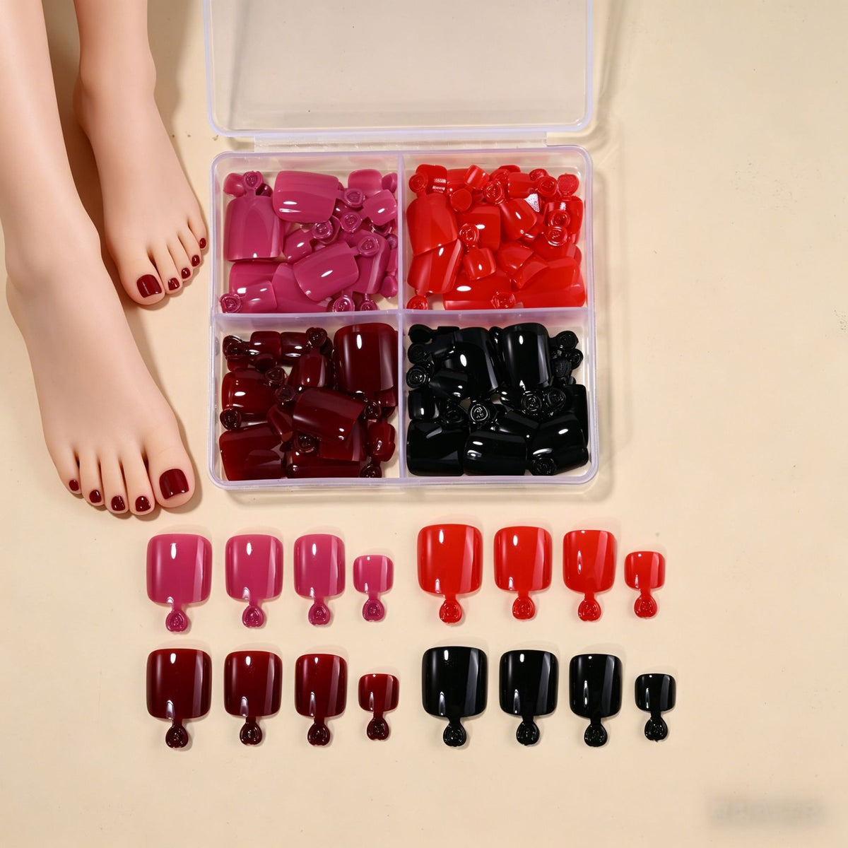 Elegantes Press-On Nagelkunstset