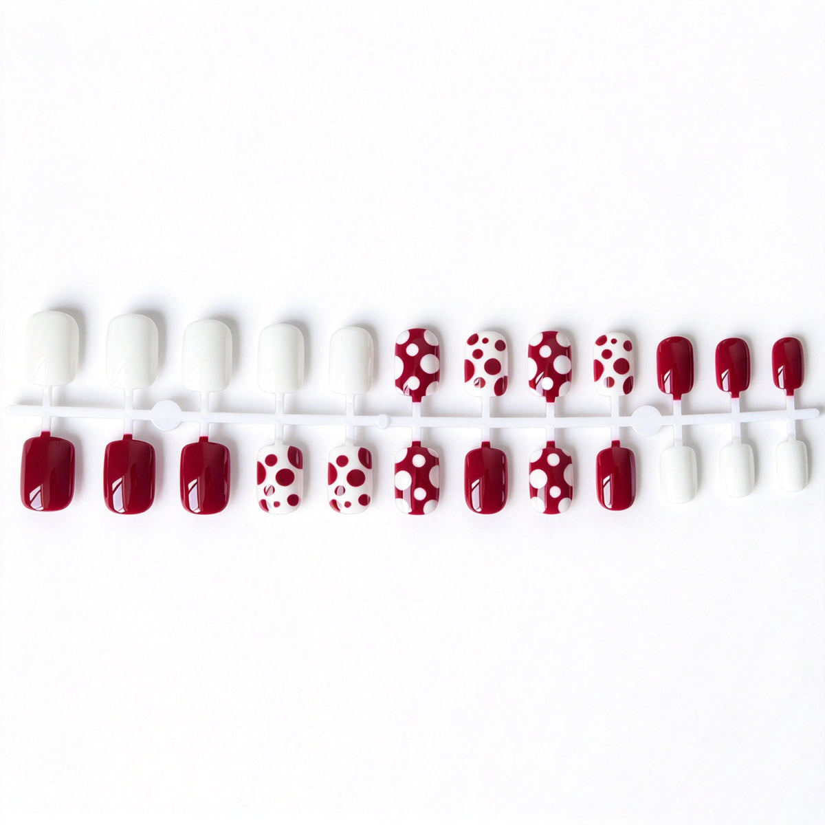 Dekorativer Punktmuster Nagelkunst