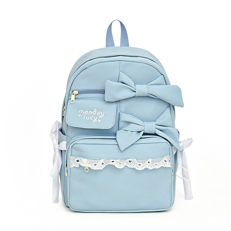 Süße Rucksack mit Schleifen-Detail Brehn
