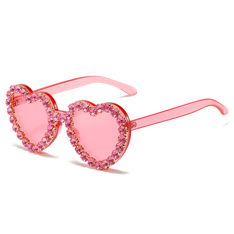 Herzförmige Glamour Sonnenbrille Brehn