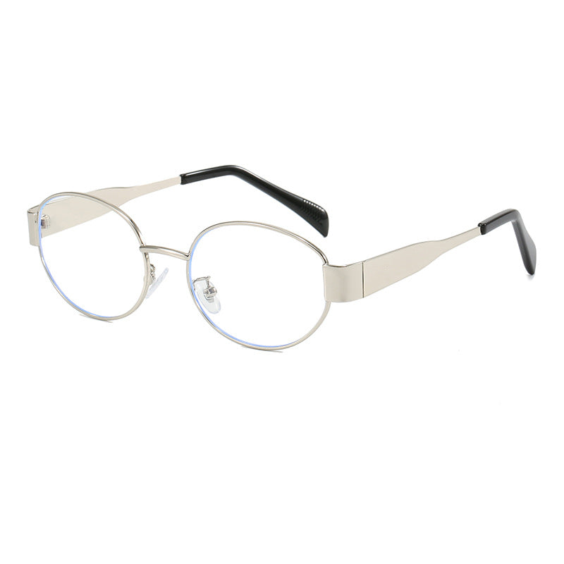 Ovalförmige Sonnenbrille mit Elegantem Metallrahmen Brehn