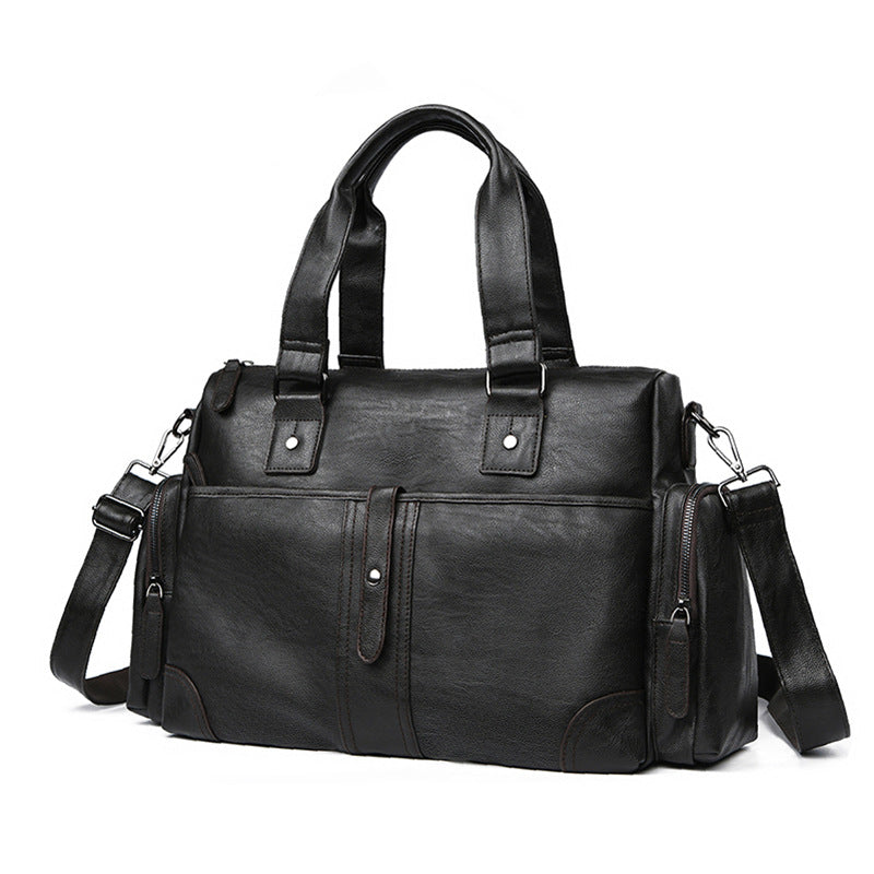 Premium Leder Reis Duffel Tasche Brehn