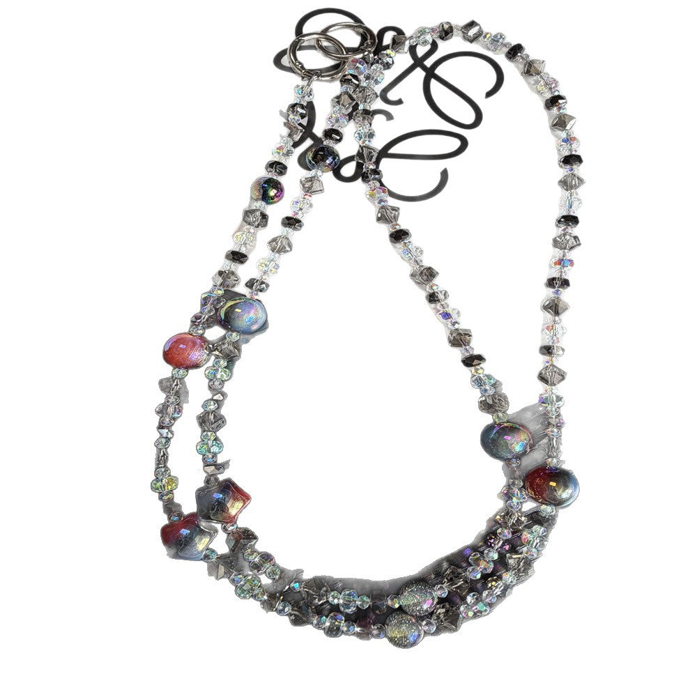 Sparkling Beaded Brillen Kette Brehn