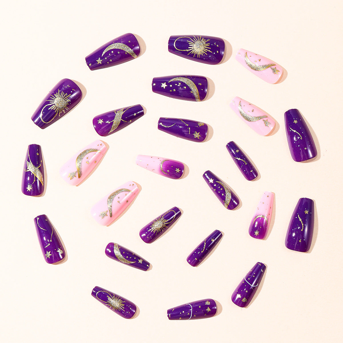 Himmlisch-Themen 3D NagelkunstExtensions Brehn
