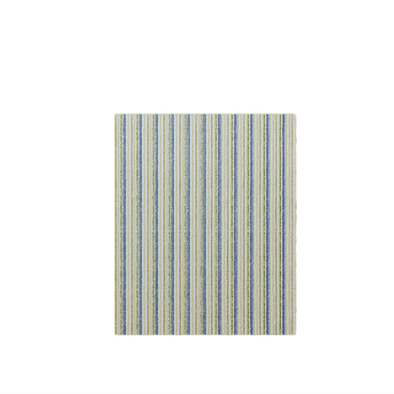 Kitchen Cabinet-Mounted Absorbent Striped Microfiber Dish Panel