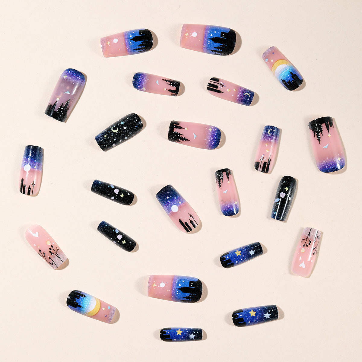 Himmlisches Nail Art Design Brehn