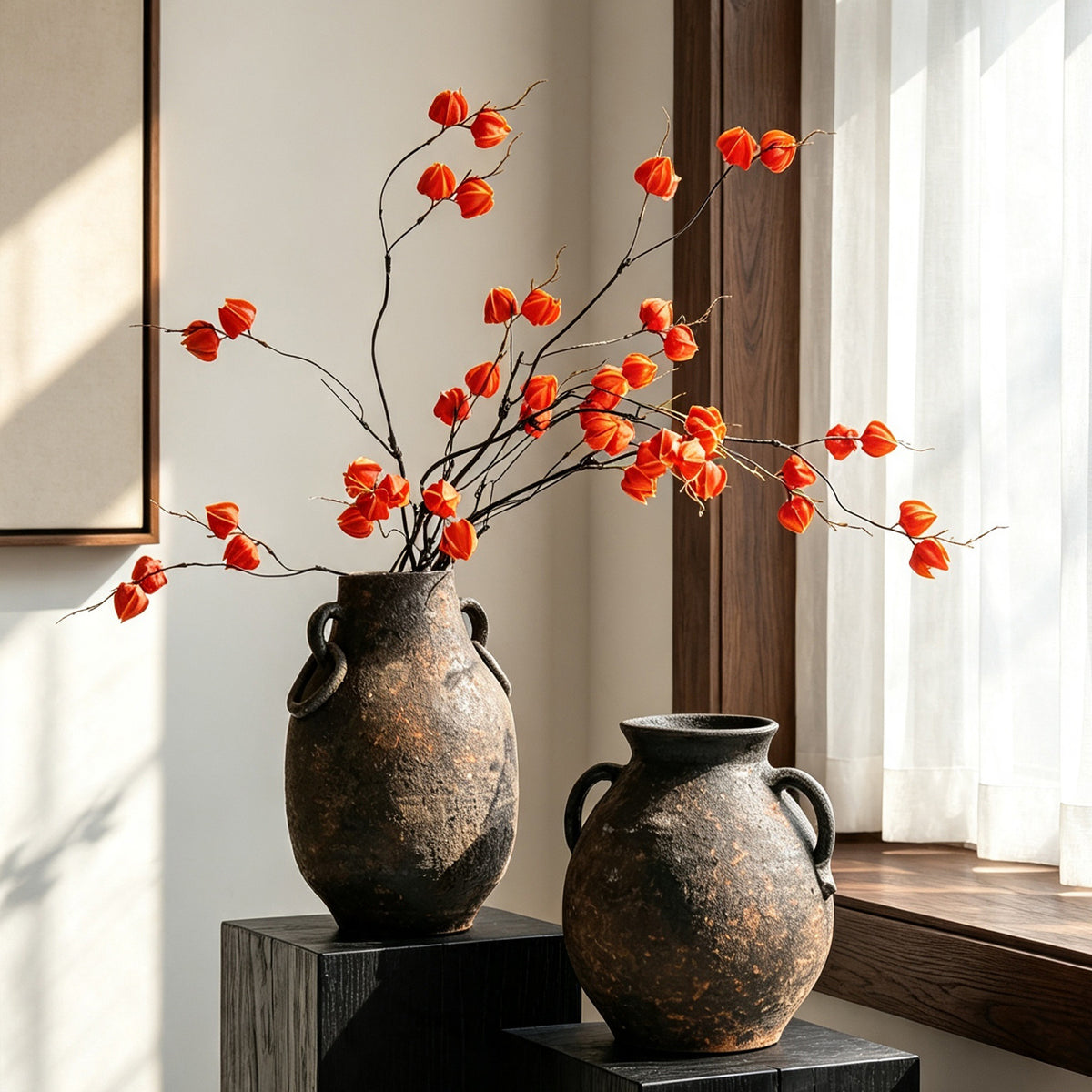 Keramische Blumenvase Brehn