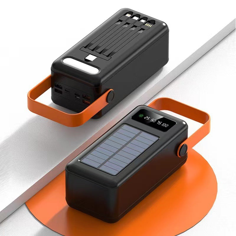 Tragbares Solar-Ladegerät mit multifunktionaler LED-Anzeige Brehn