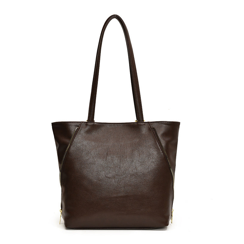 Elegante Kunstleder Einkauftasche Brehn
