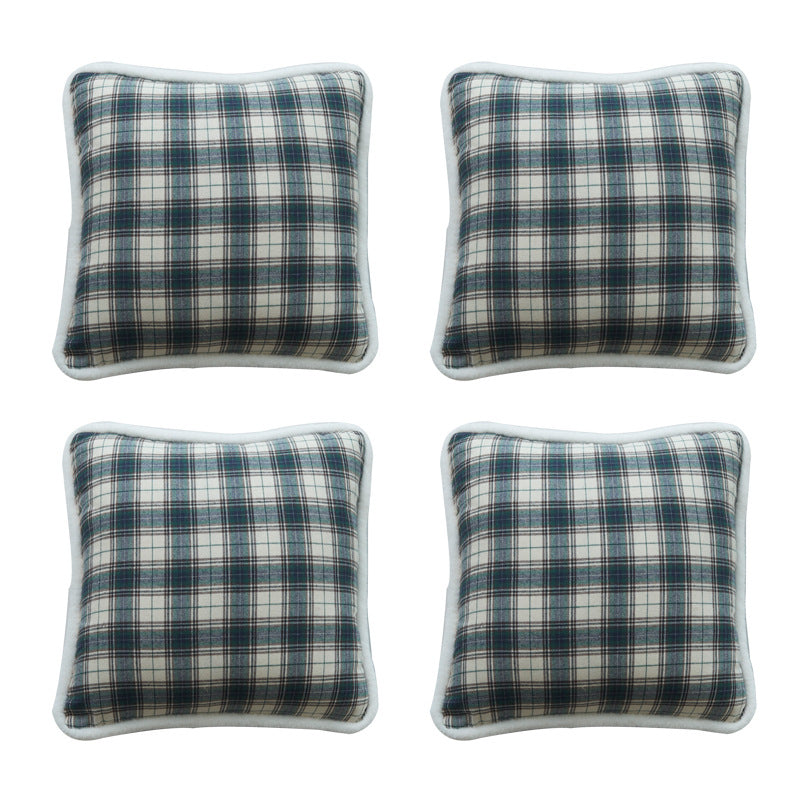Gemütliches Plaid Dekokissen