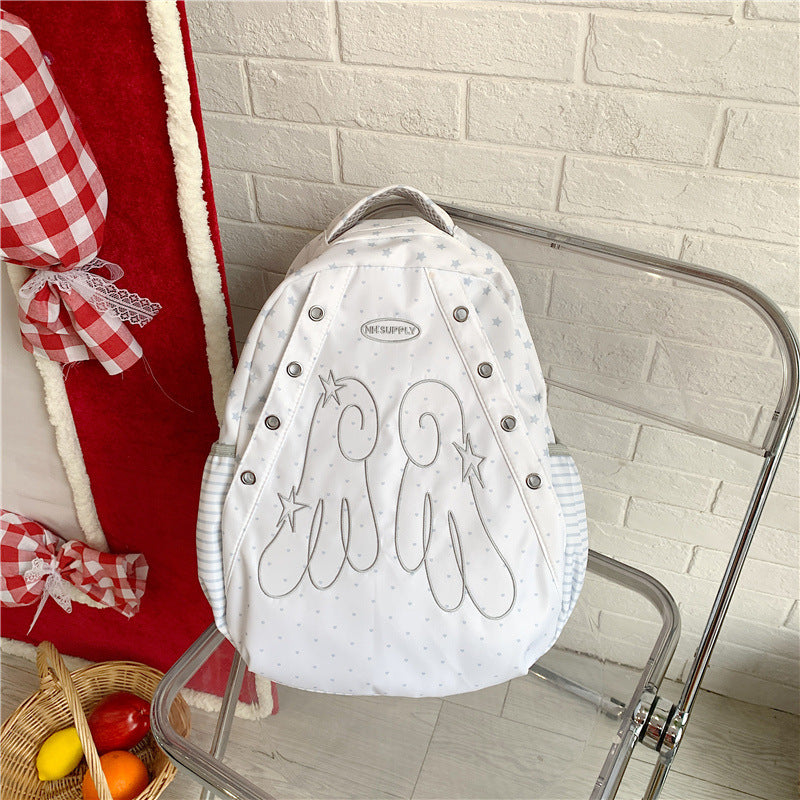 Charmanter Flügel-Design Rucksack