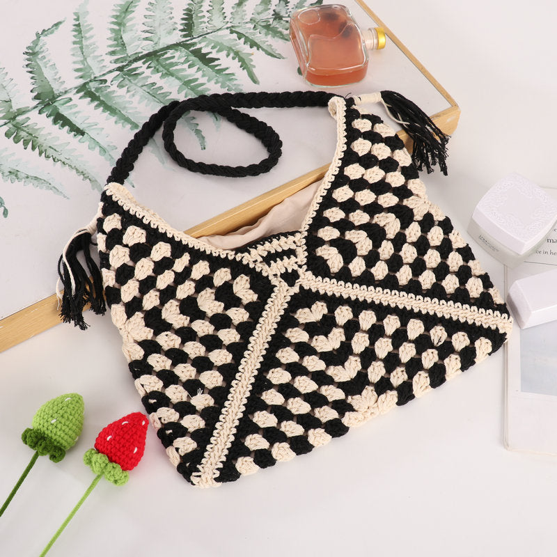 Kreative Handarbeit Schultertasche Brehn
