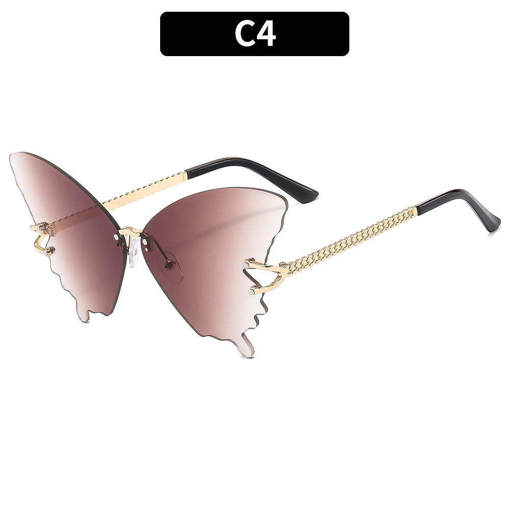 Modische Schmetterlingsförmige Sonnenbrille