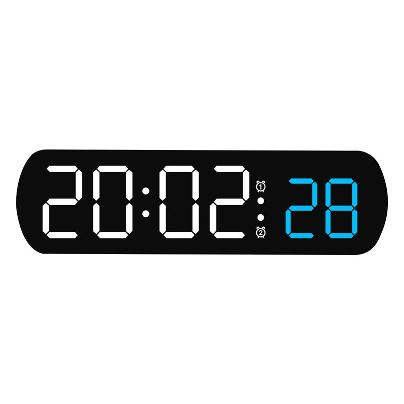 Digitaler Funkwecker mit mehrfarbigem LED-Display Brehn