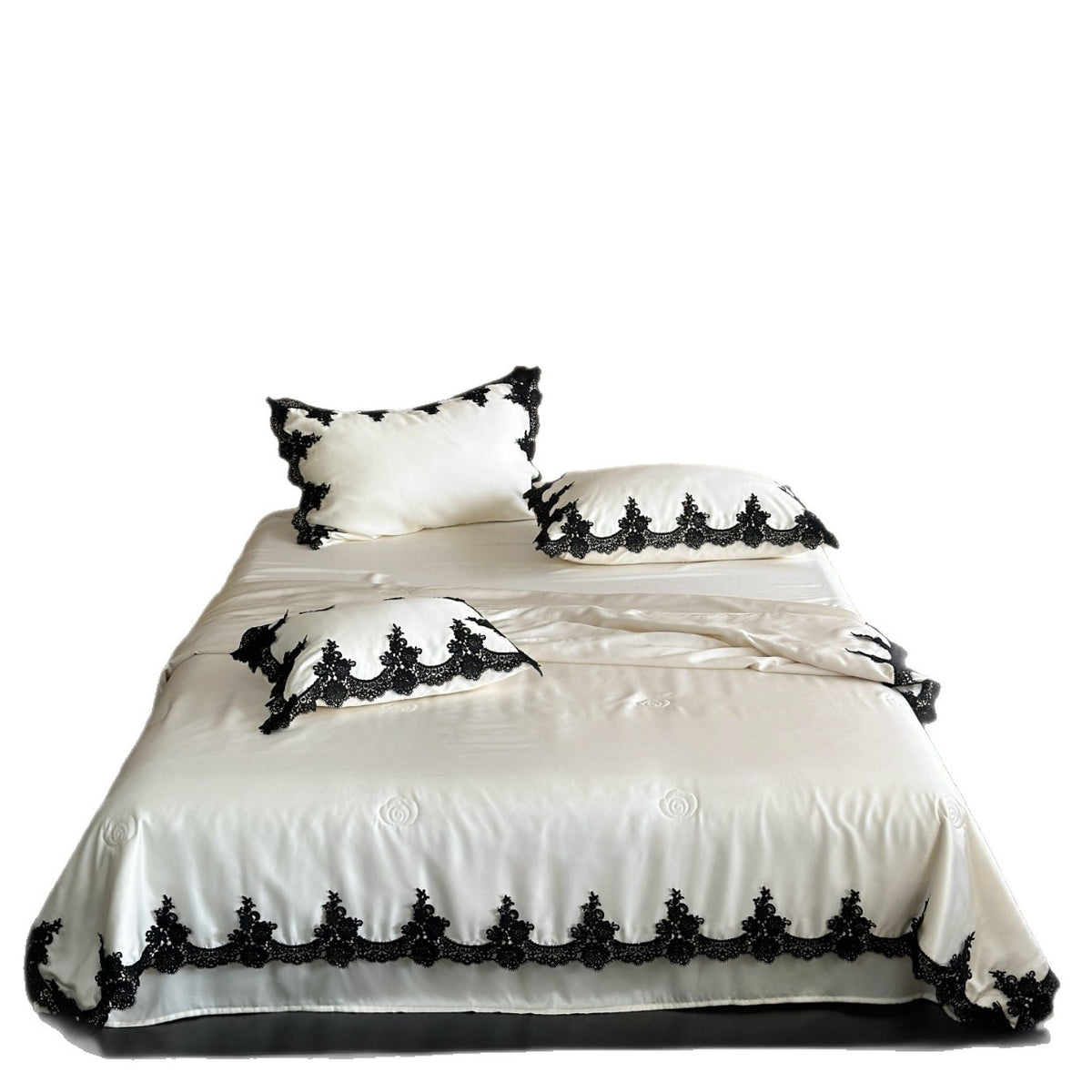 Elegantes Satin-Bettwäsche-Set