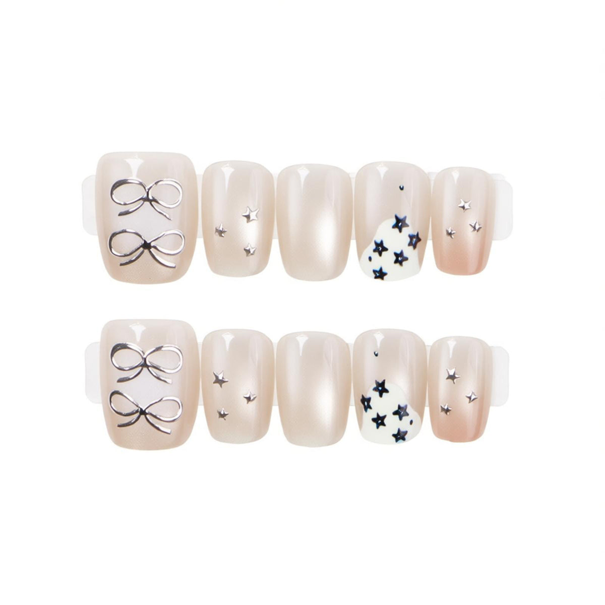 Elegantes Press-On-Nagelkunstset mit einzigartigen Designs Brehn