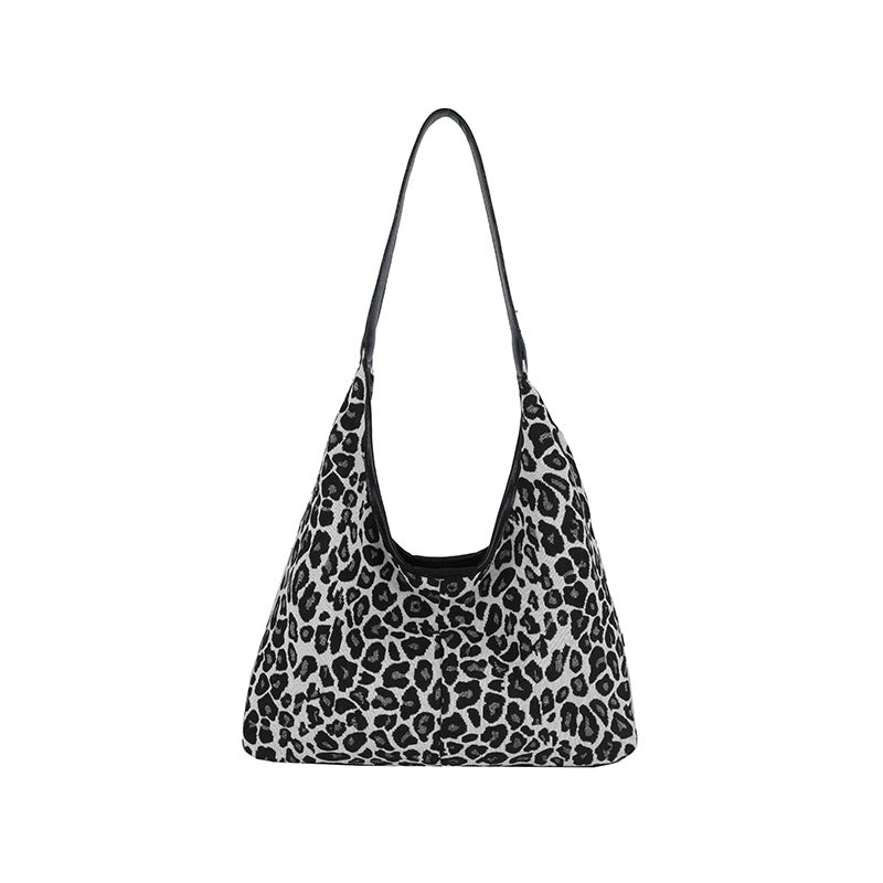 Stylische Leopardenmuster-Hobo-Tasche Brehn