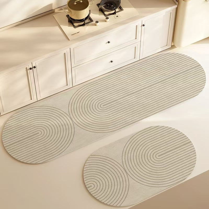 Stylische Küchenläufermatte