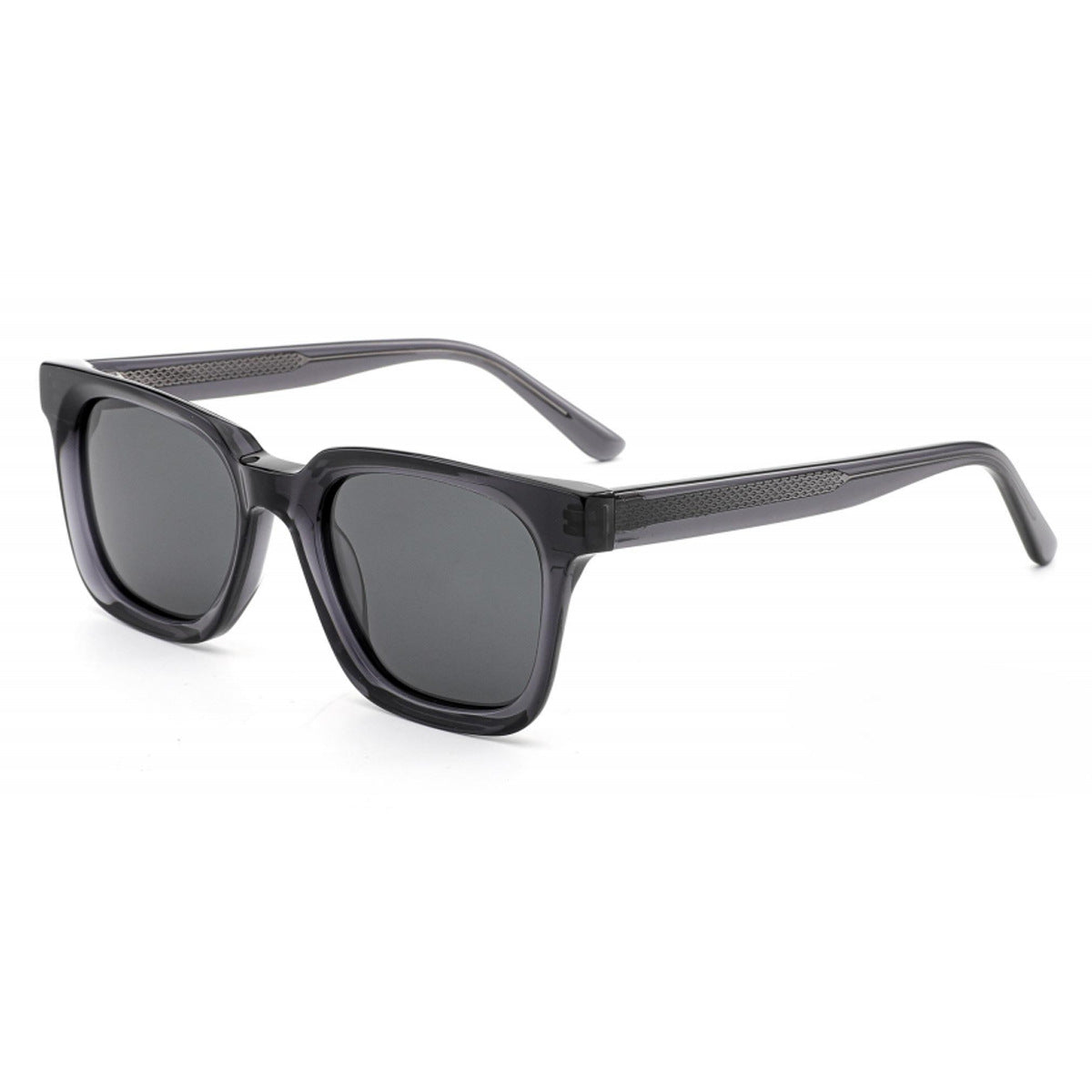 Damen stilvolle Sonnenbrille mit breitem, rechteckigem Rahmen und UV-Schutz Brehn