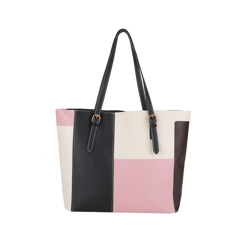 Stylische Farbblock-Tote-Bag Brehn