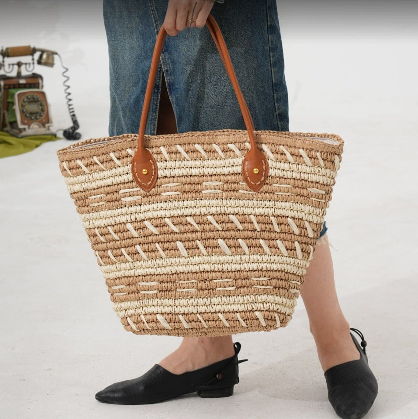 Strandtasche Aus Geflochtenem Naturmaterial Brehn