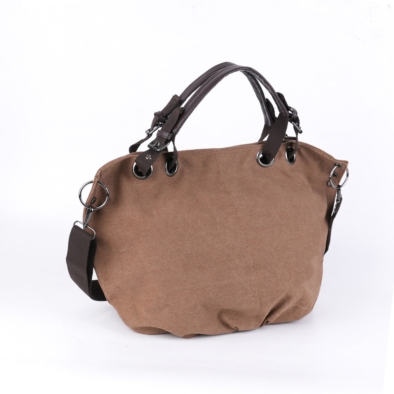 Stilvolle Canvas-Handtasche mit mehreren Fächern Brehn