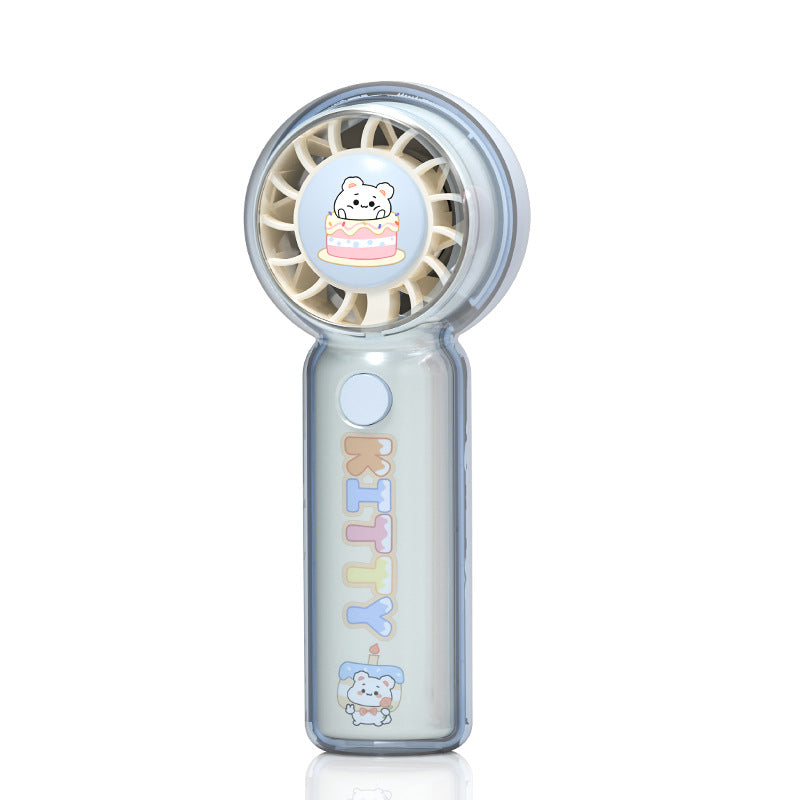 Damen tragbarer Handventilator mit niedlichem Katzenmotiv Brehn