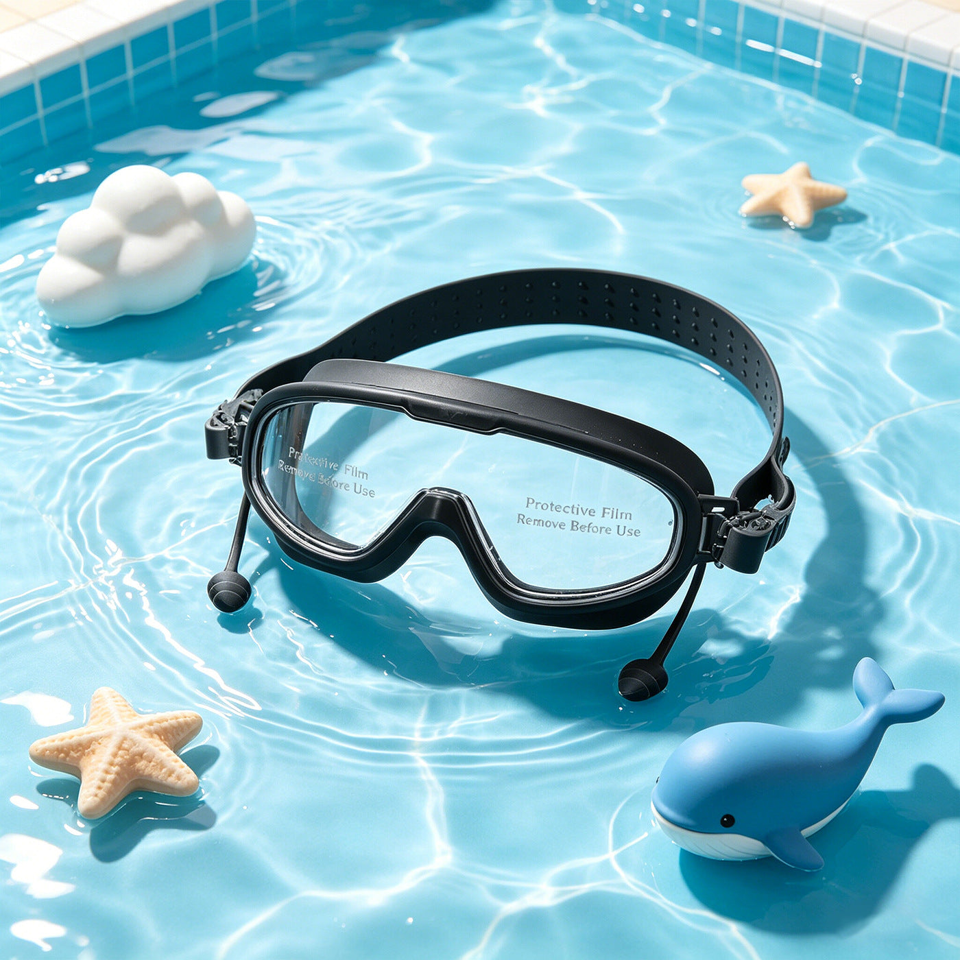 Kinder Komfort-Fit Schwimmbrille Brehn