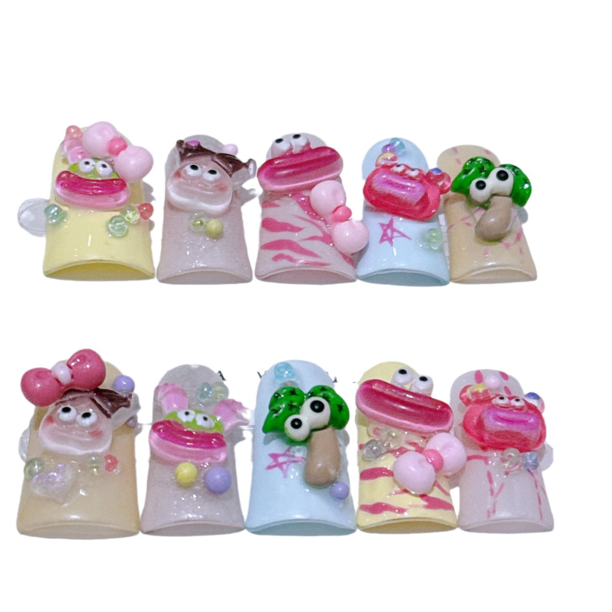 Künstlerisches 3D-Nagelkunstset