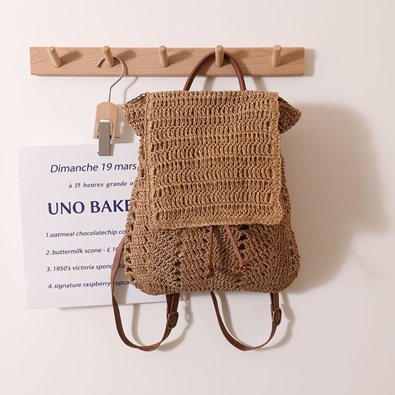 Rucksacktasche Aus Handgefertigtem Naturmaterial Brehn
