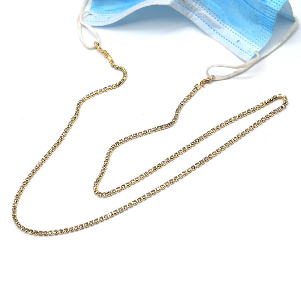 Elegante mit Strass verzierten Brillenketten Brehn