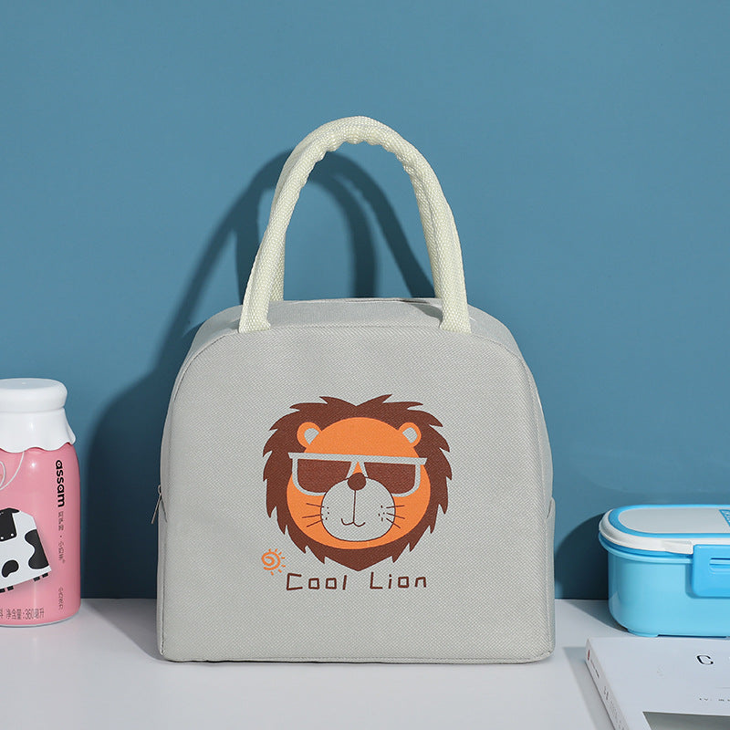 Verspielte isolierte Lunch-Tasche Brehn