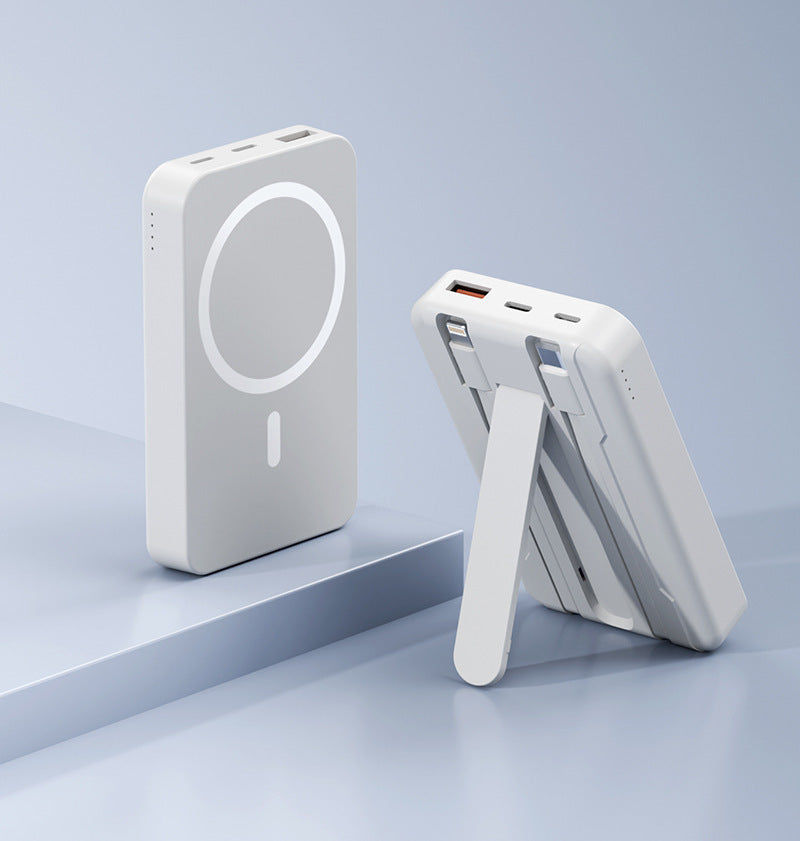 Magnetische Tragbare Powerbank mit Standfunktion Brehn