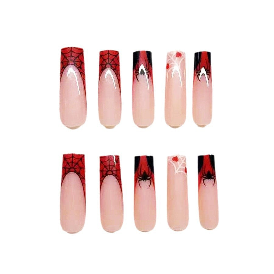 Themen-Spinnennetz-Nagelkunst-Verlängerungen Brehn