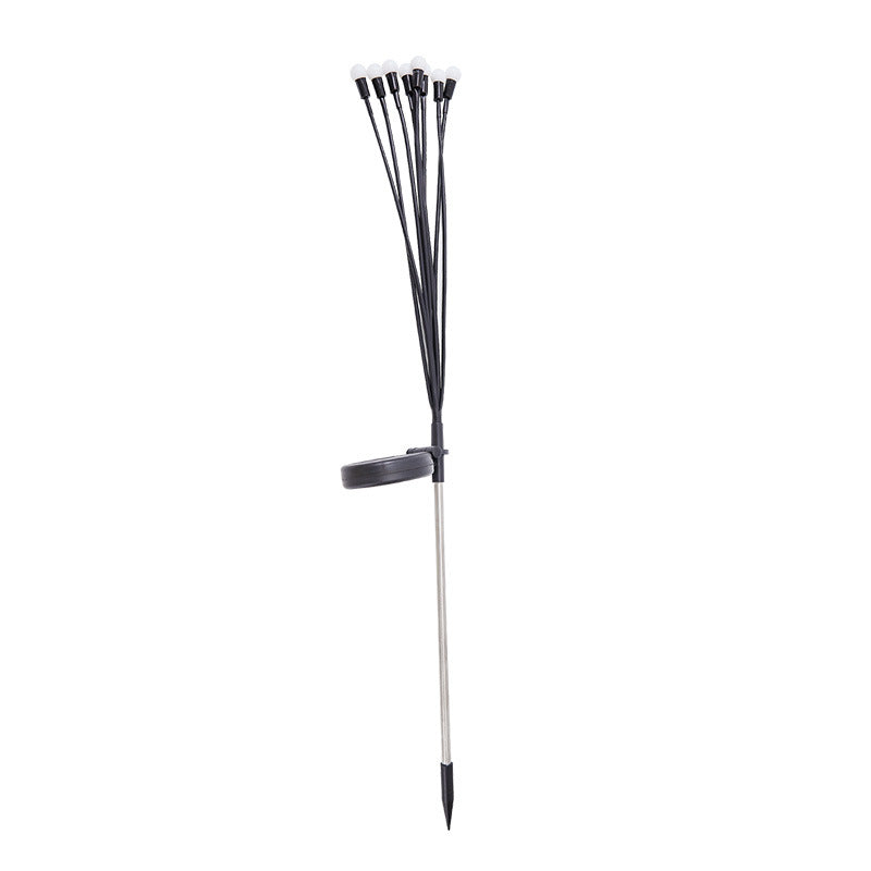Solar LED Löwenzahn Gartensteckerlichter mit flexiblen Mehrkopf-Stielen und integriertem Solarpanel Brehn