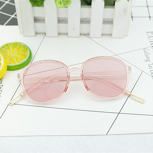 Damen modische quadratische Sonnenbrille mit transparentem Rahmen Brehn