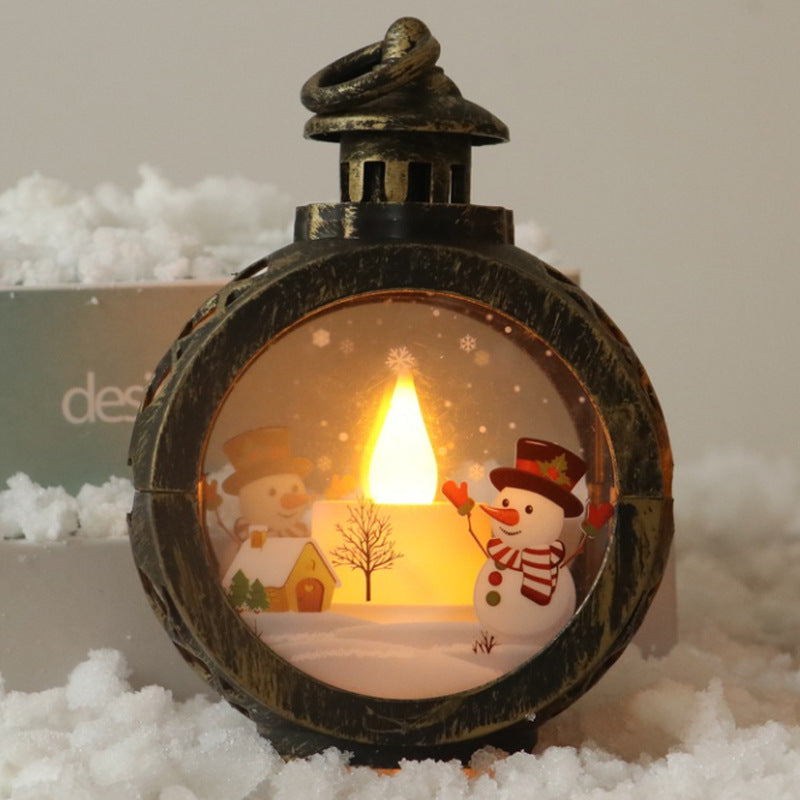 Weihnachtslaterne mit LED Beleuchtung
