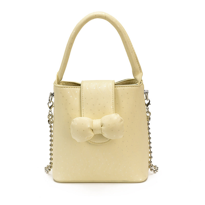Bogen-verziertes Mini-Handtasche
