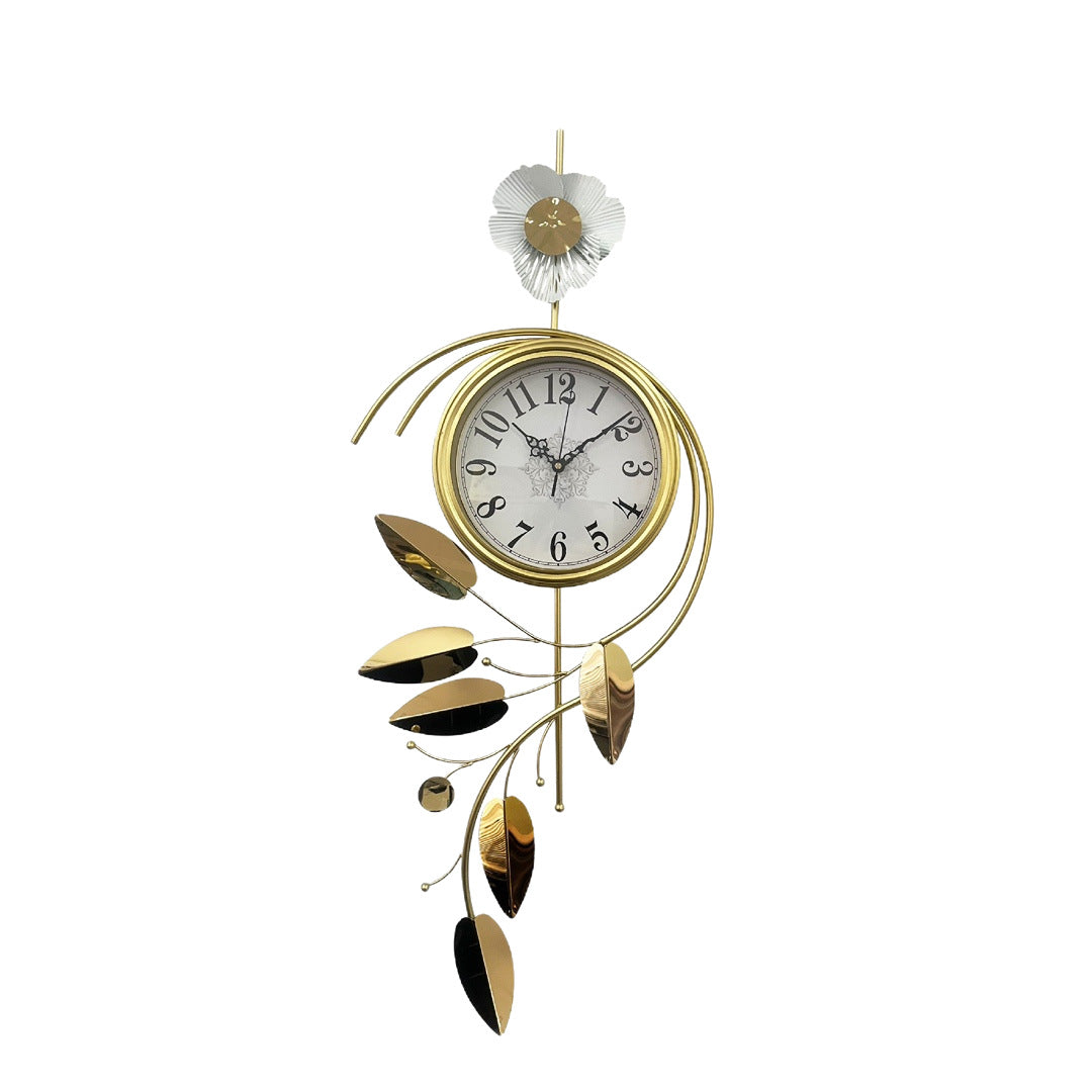 Elegante Florale Wanduhr Brehn