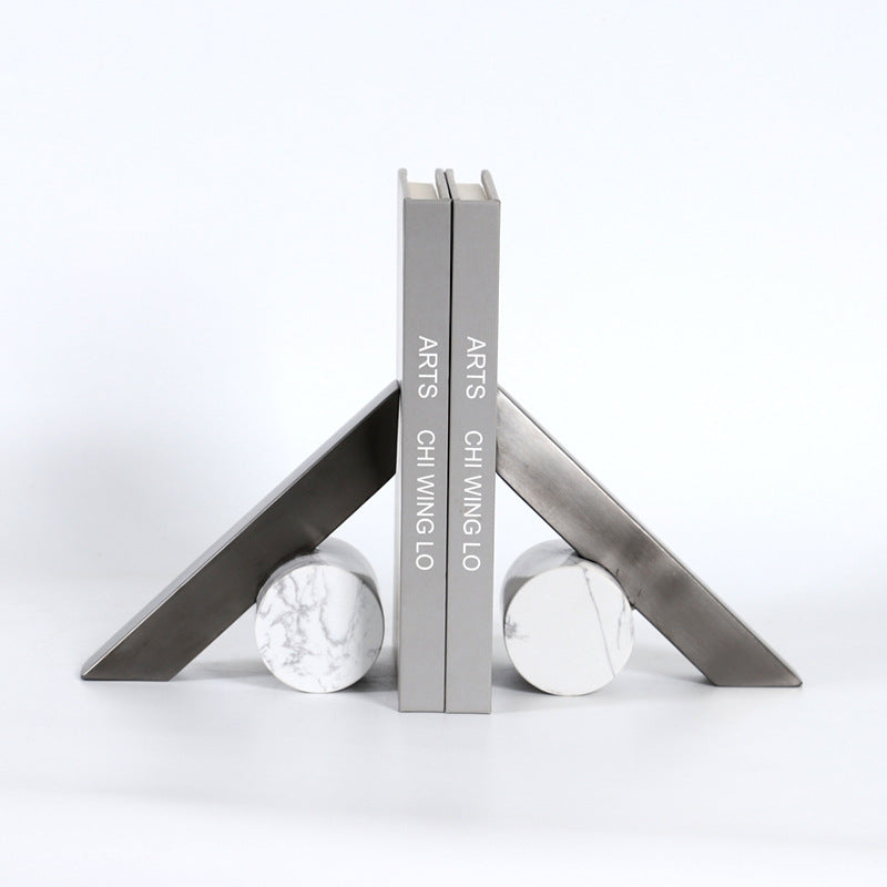 Moderne Geometrische Metall Buchstützen