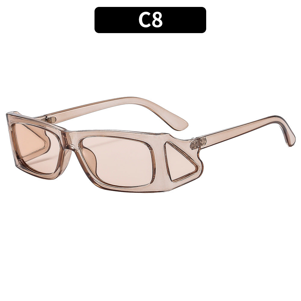 Futuristische Geometrische Schild Sonnenbrille 1787664004