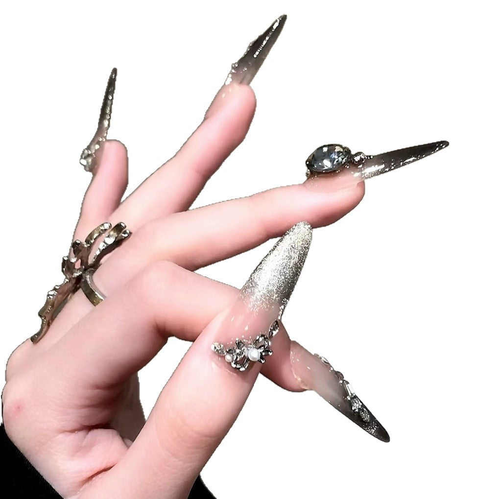 Glamouröse Stiletto Nagelkunst Verlängerungen