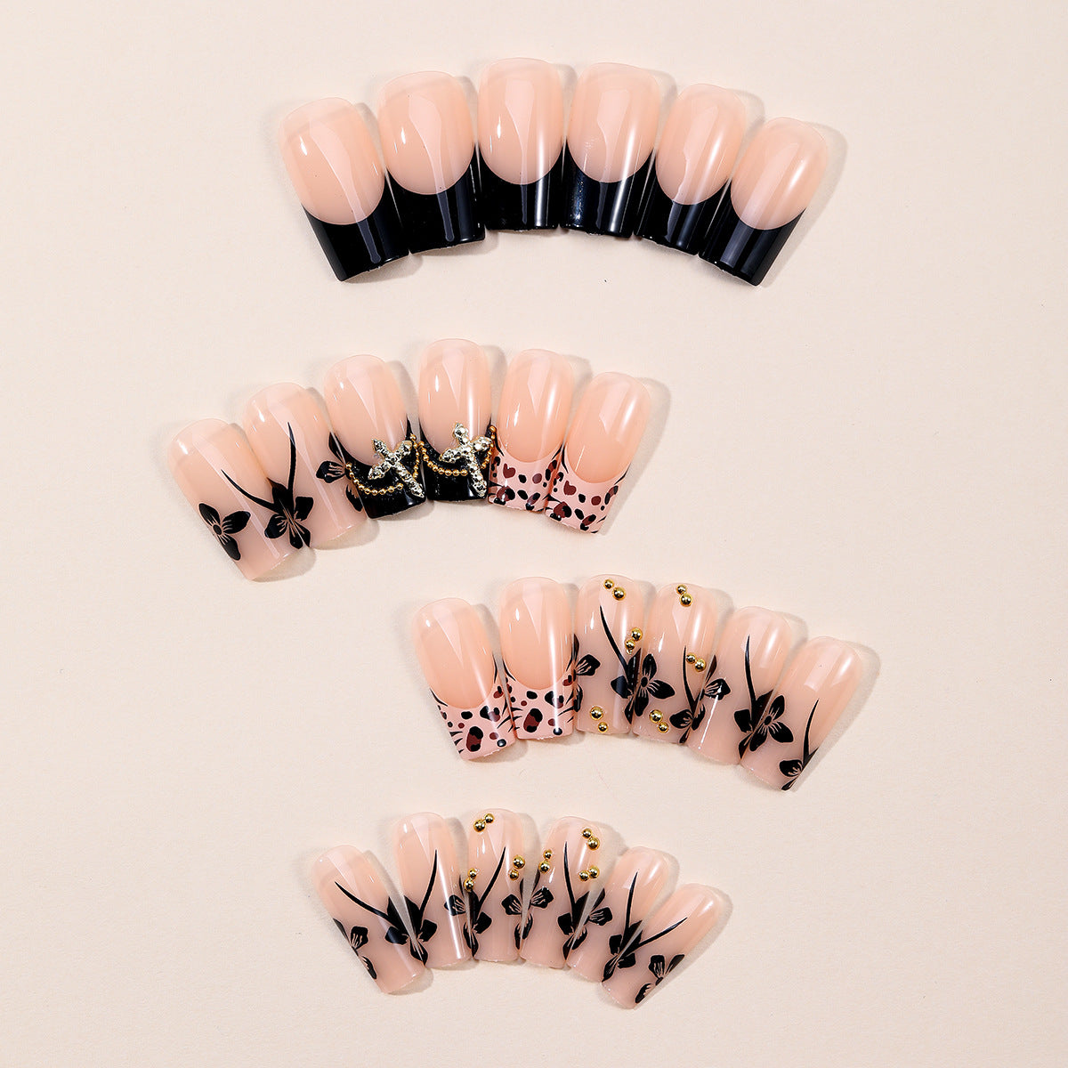 Künstlerische Druck-Nagelerweiterungen Brehn