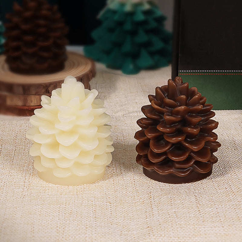 Mini Cone-Schichtige Skulptural Tisch Wax Kerze