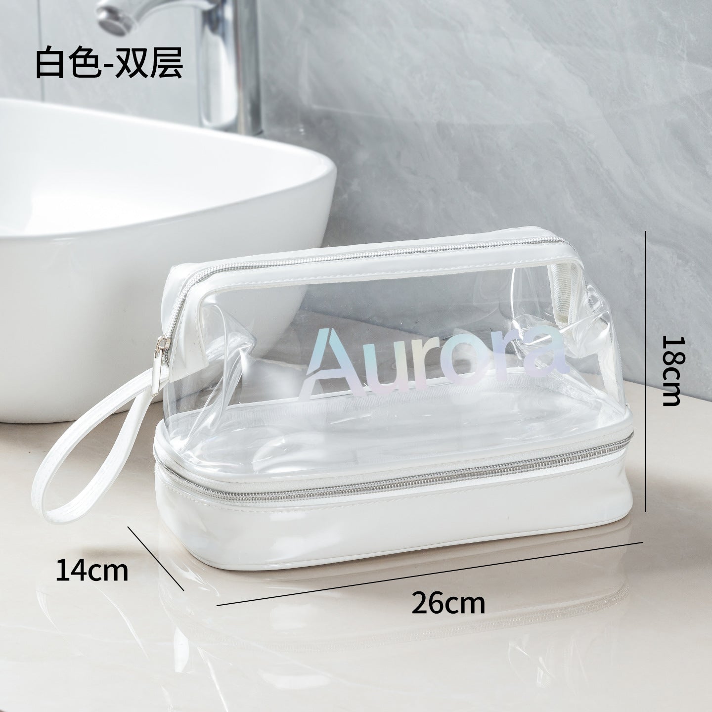 Transparentes Kosmetik-Organizer Brehn
