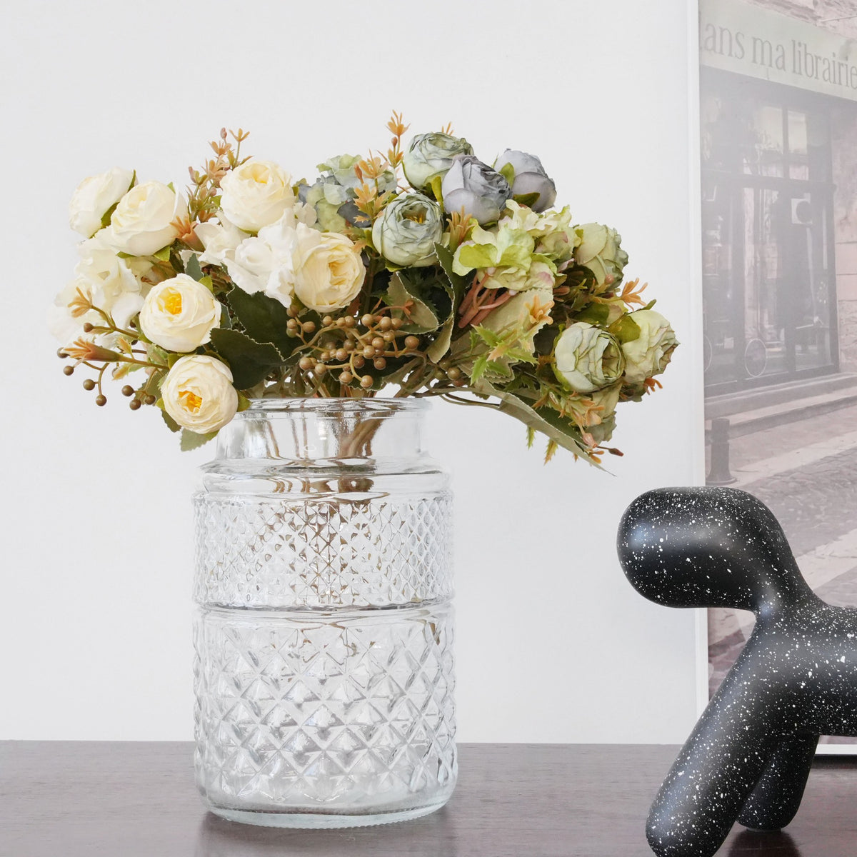 Lebensechter künstlicher Blumenstängelstrauß